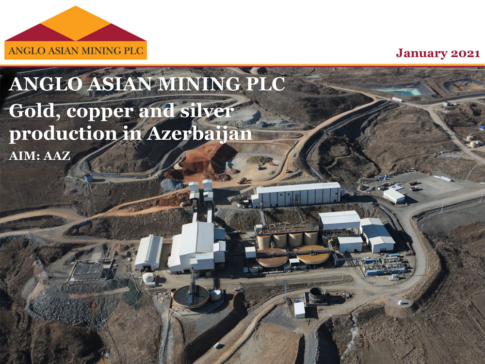 Anglo Asian Mining present at the Proactive One2One Virtual Forum